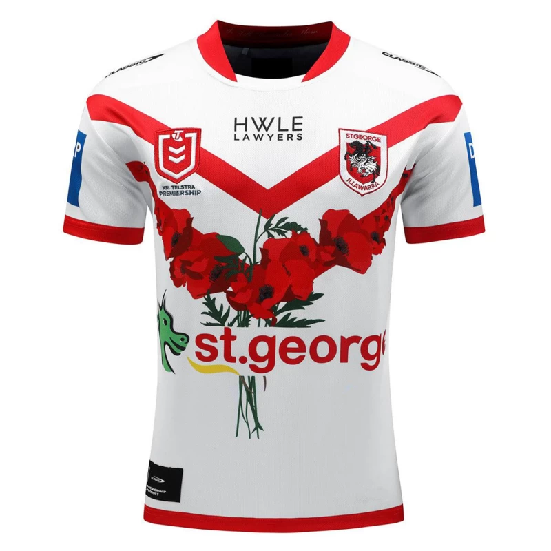 St George Illawarra Dragons Mens Commemorative Rugby Jersey 2024