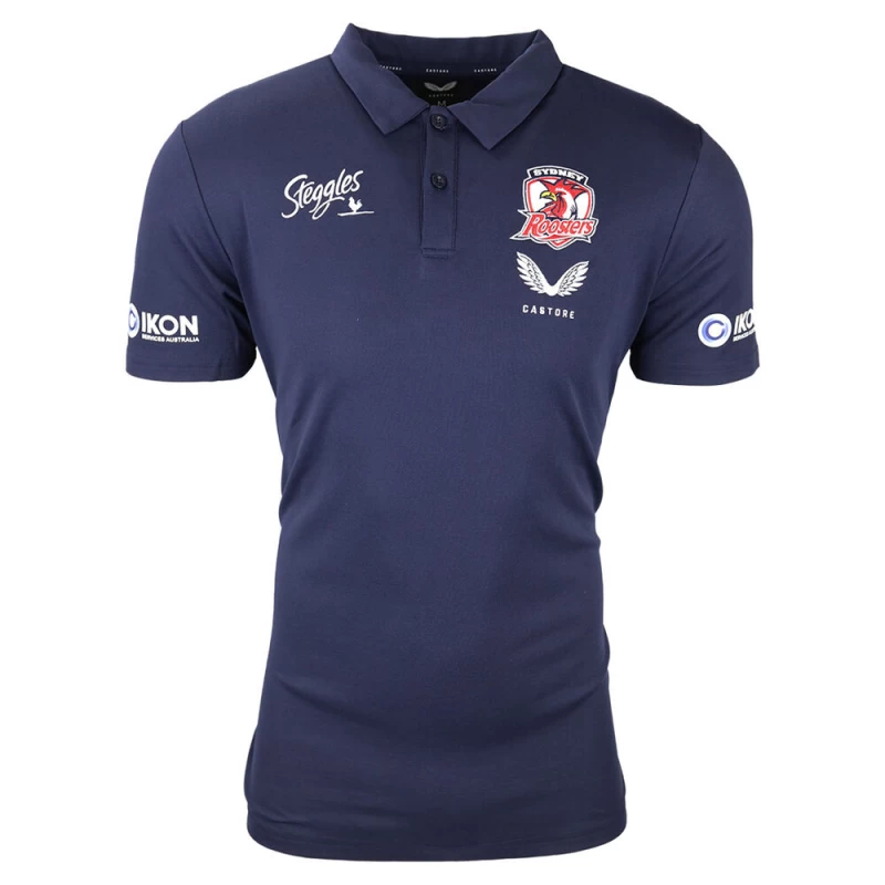 Sydney Roosters Mens Media Rugby Polo 2021