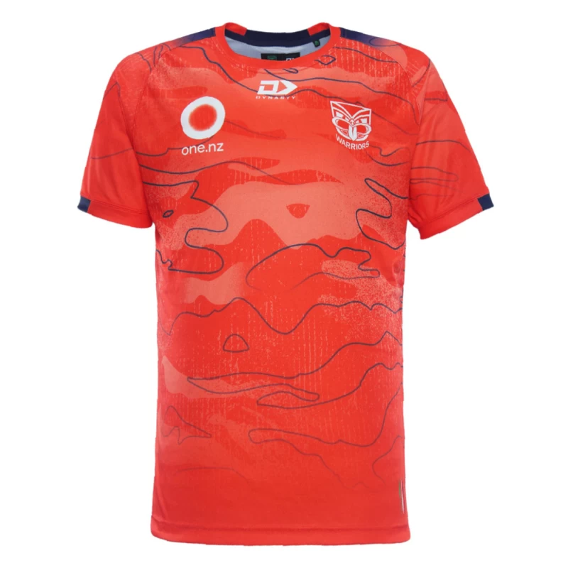 Warriors Men's Orange Training Rugby Tee 2024