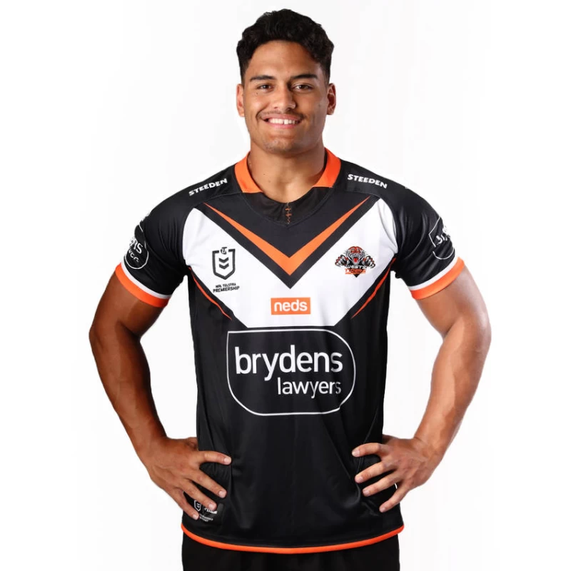 Wests Tigers Men's Home Rugby Jersey 2021