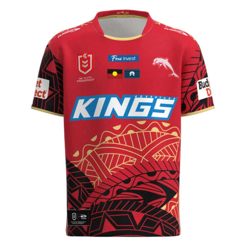 Dolphins Mens Indigenous Rugby Jersey 2023