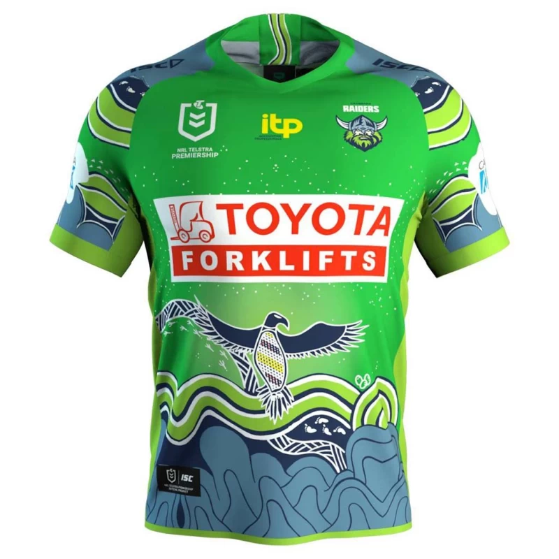 Canberra Raiders Mens Indigenous Rugby Jersey 2021