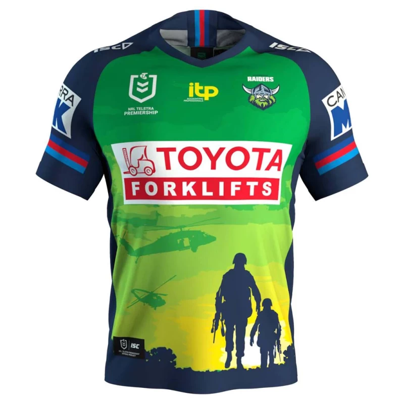 Canberra Raiders Men's Anzac Rugby Jersey 2022