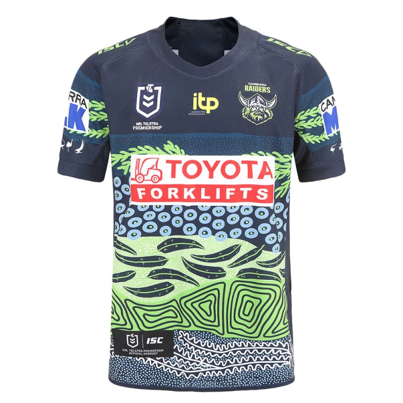 Canberra Raiders Mens Indigenous Rugby Jersey 2022