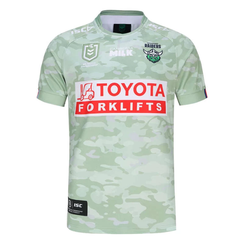 Canberra Raiders Mens ANZAC Rugby Jersey 2024