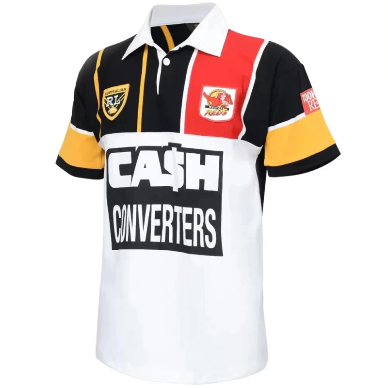 Western Reds Mens NRL Retro Rugby Jersey 1995